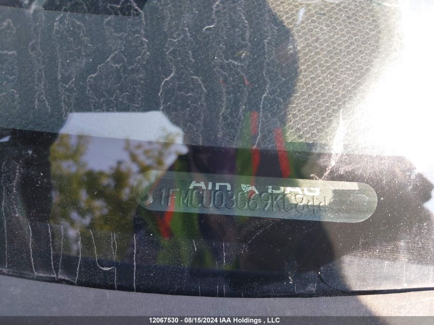 2009 Ford Escape Xlt VIN: 1FMCU03G69KC84404 Lot: 12067530