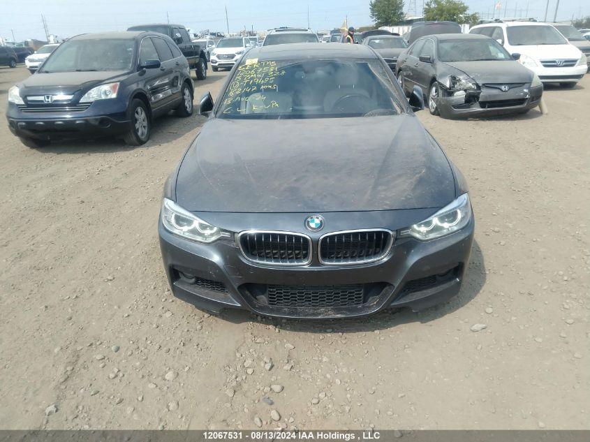 2015 BMW 328 Xi VIN: WBA3B3G56FNT19485 Lot: 12067531