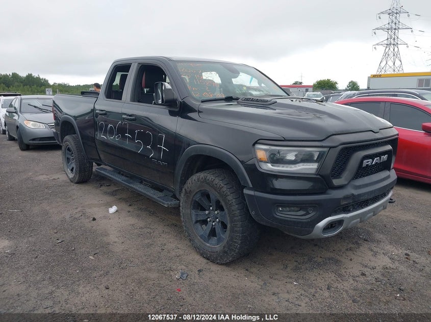 2020 Ram 1500 Sport/Rebel black pickup null 1C6SRFET3LN115890 photo #1