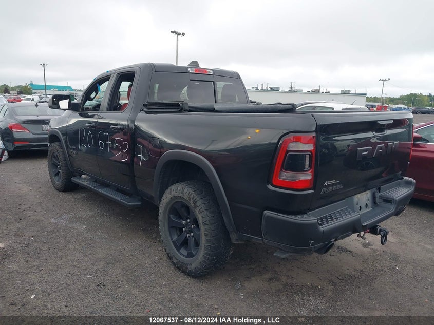 2020 Ram 1500 Sport/Rebel black pickup null 1C6SRFET3LN115890 photo #4