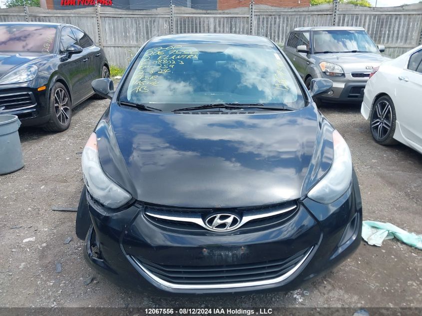 2012 Hyundai Elantra Gl VIN: 5NPDH4AE6CH088023 Lot: 12067556