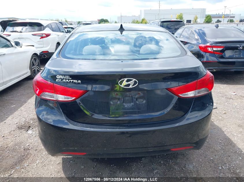 2012 Hyundai Elantra Gl VIN: 5NPDH4AE6CH088023 Lot: 12067556