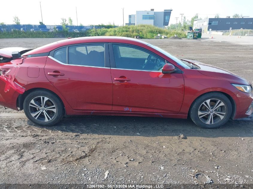 2020 Nissan Sentra VIN: 3N1AB8CV4LY296724 Lot: 12067592