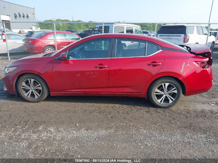 2020 Nissan Sentra VIN: 3N1AB8CV4LY296724 Lot: 12067592