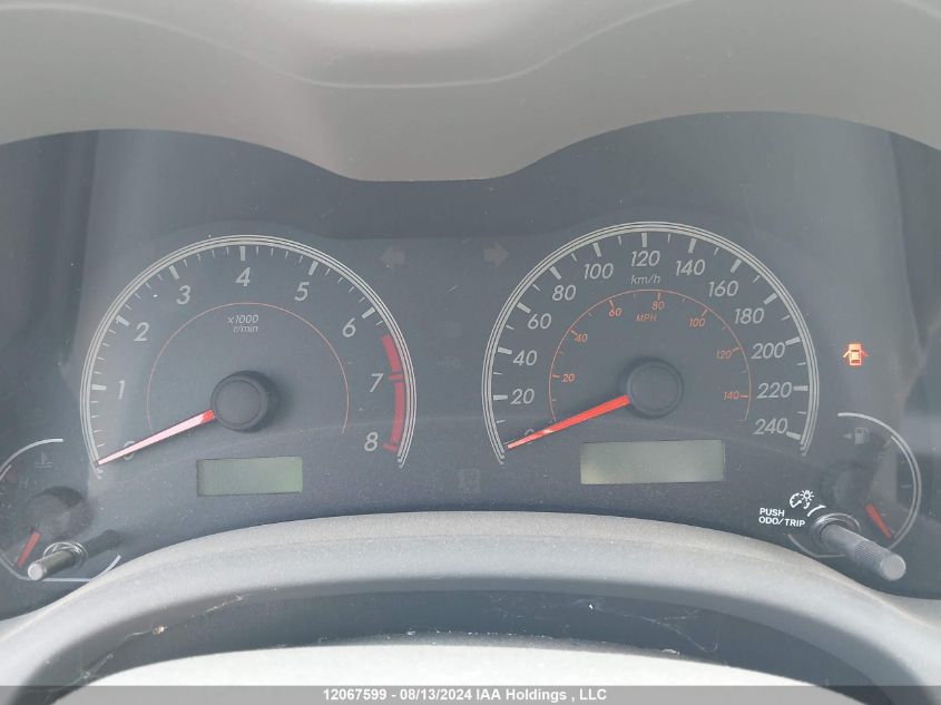 2009 Toyota Corolla Le VIN: 2T1BU40E19C087216 Lot: 12067599