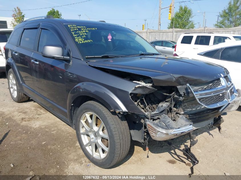 2014 Dodge Journey R/T VIN: 3C4PDDFG0ET125816 Lot: 12067632