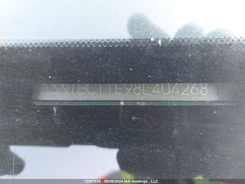 2008 Nissan Versa 1.8S VIN: 3N1BC11E98L404268 Lot: 12067635