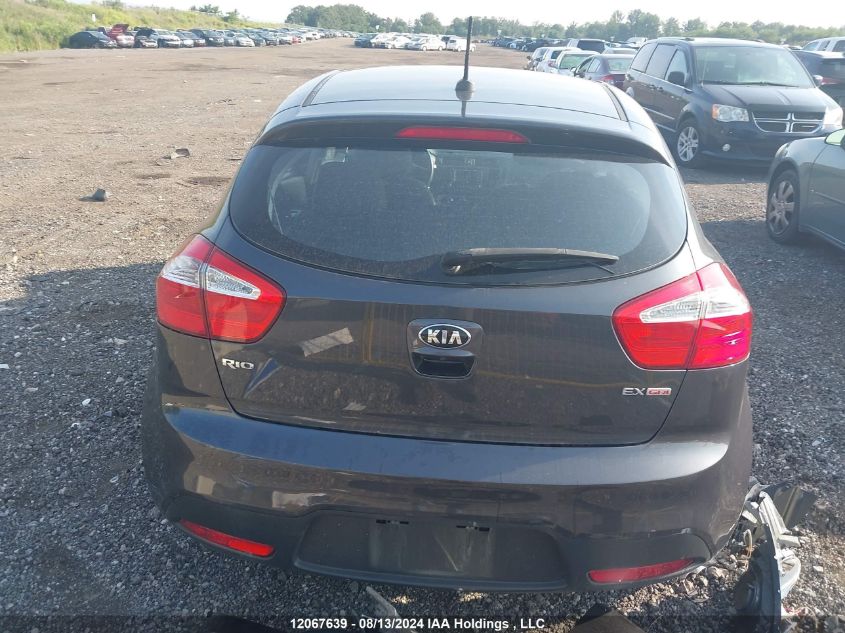 2015 Kia Rio VIN: KNADN5A3XF6715895 Lot: 12067639