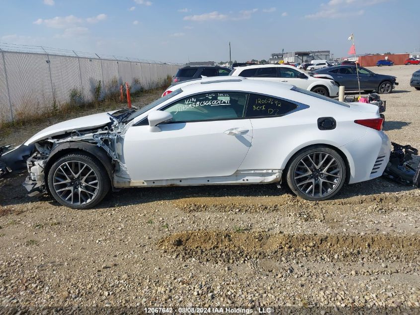 2016 Lexus Rc 300 VIN: JTHSM5BC5G5001741 Lot: 12067642