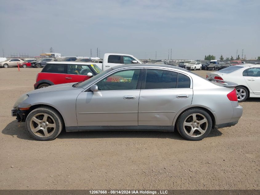 2003 Infiniti G35 Base W/6 Speed Manual/Luxury/Luxury Leather VIN: JNKCV51E63M020738 Lot: 12067668