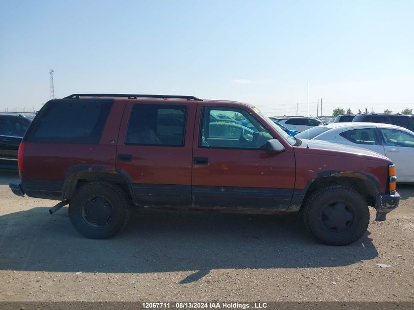 1998 Chevrolet Tahoe VIN: 1GNEK13R7WJ322600 Lot: 12067711