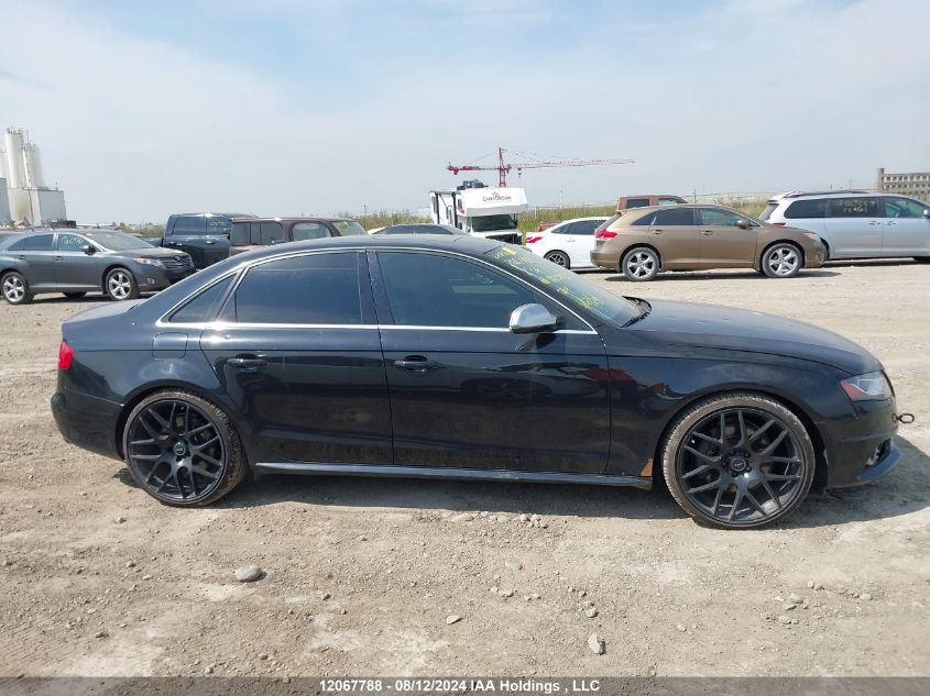 2012 Audi S4 VIN: WAUDGCFL3CA112593 Lot: 12067788