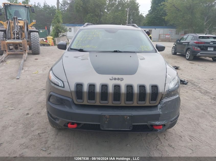 2016 Jeep Cherokee Trailhawk VIN: 1C4PJMBSXGW348820 Lot: 12067838