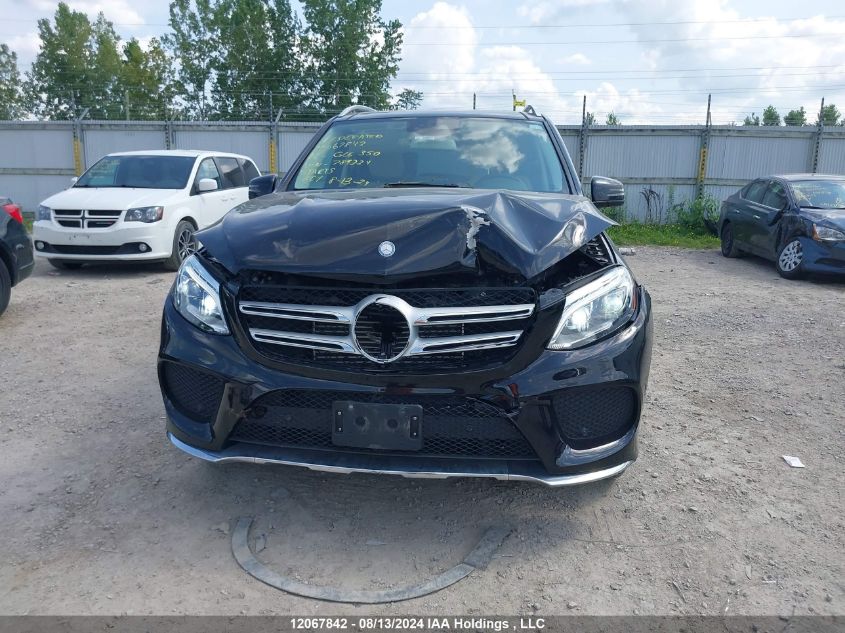 2016 Mercedes-Benz Gle VIN: 4JGDA2EB2GA789224 Lot: 12067842