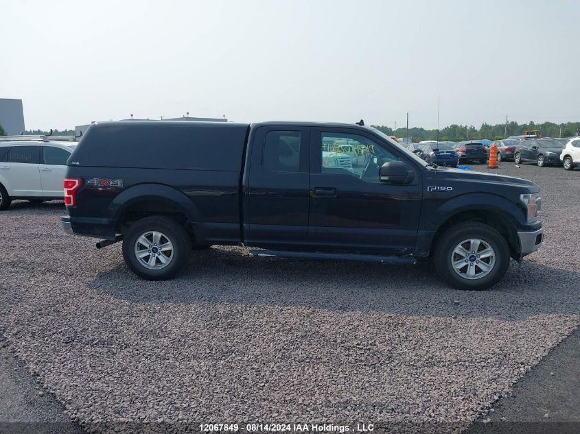 2019 Ford F150 Super Cab VIN: 1FTFX1E59KKE00341 Lot: 12067849