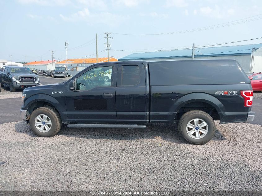 2019 Ford F150 Super Cab VIN: 1FTFX1E59KKE00341 Lot: 12067849