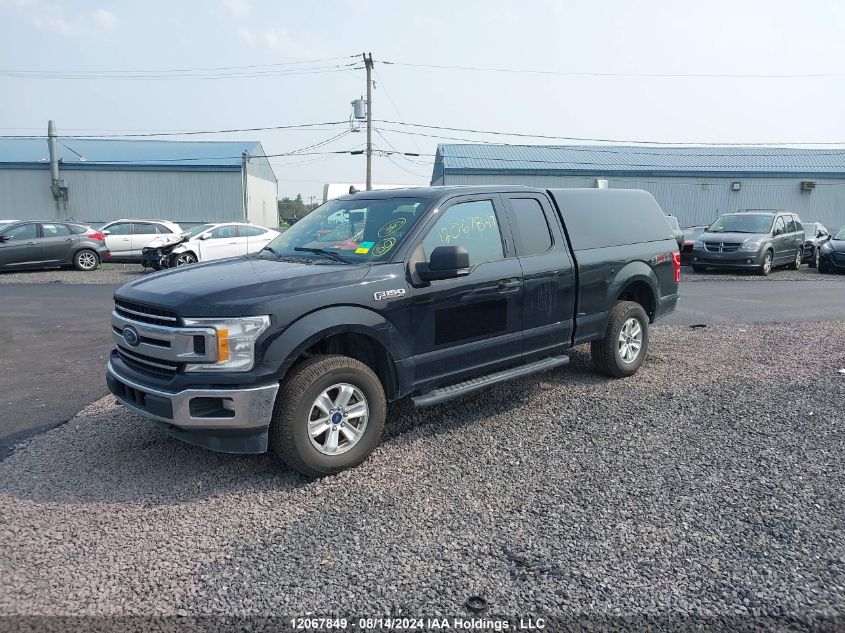 2019 Ford F150 Super Cab VIN: 1FTFX1E59KKE00341 Lot: 12067849