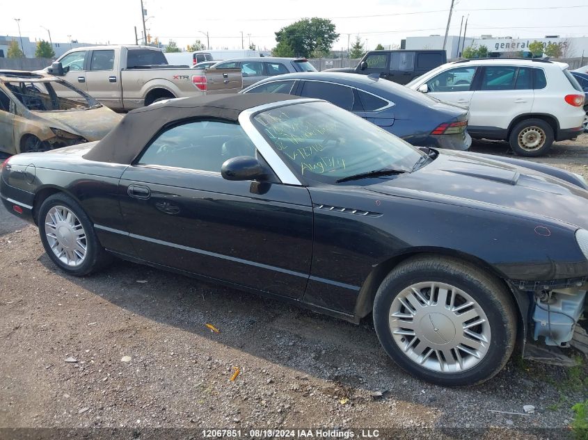 2002 Ford Thunderbird VIN: 1FAHP60A42Y127161 Lot: 12067851