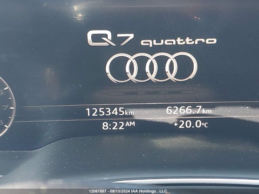 2017 Audi Q7 VIN: WA1VAAF79HD043120 Lot: 12067887