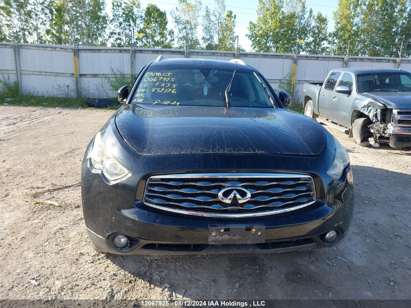 2010 Infiniti Fx35 VIN: JN8AS1MW8AM852176 Lot: 12067925