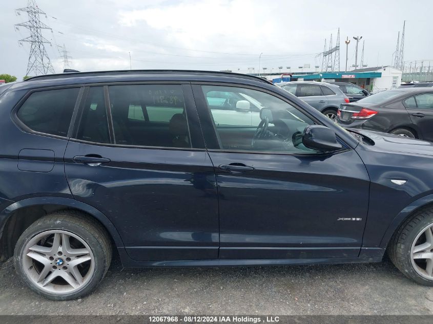 2013 BMW X3 VIN: 5UXWX7C55DL982911 Lot: 12067968