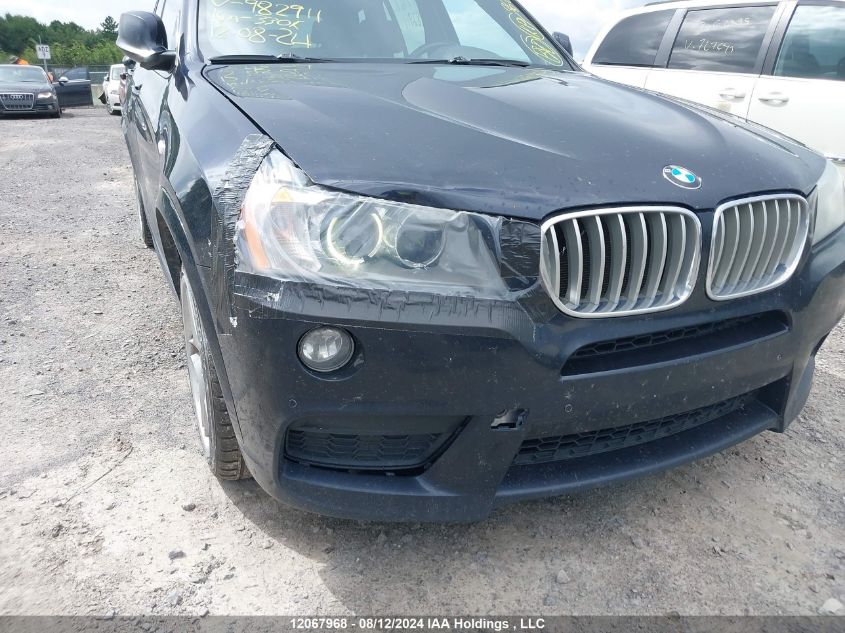 2013 BMW X3 VIN: 5UXWX7C55DL982911 Lot: 12067968