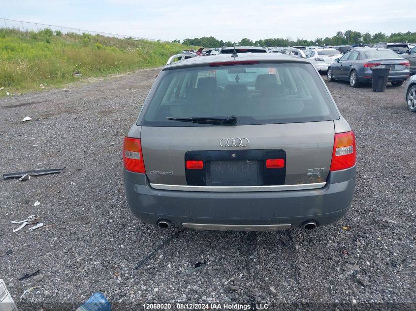 2005 Audi Allroad VIN: WA1YD64B85N026159 Lot: 12068020