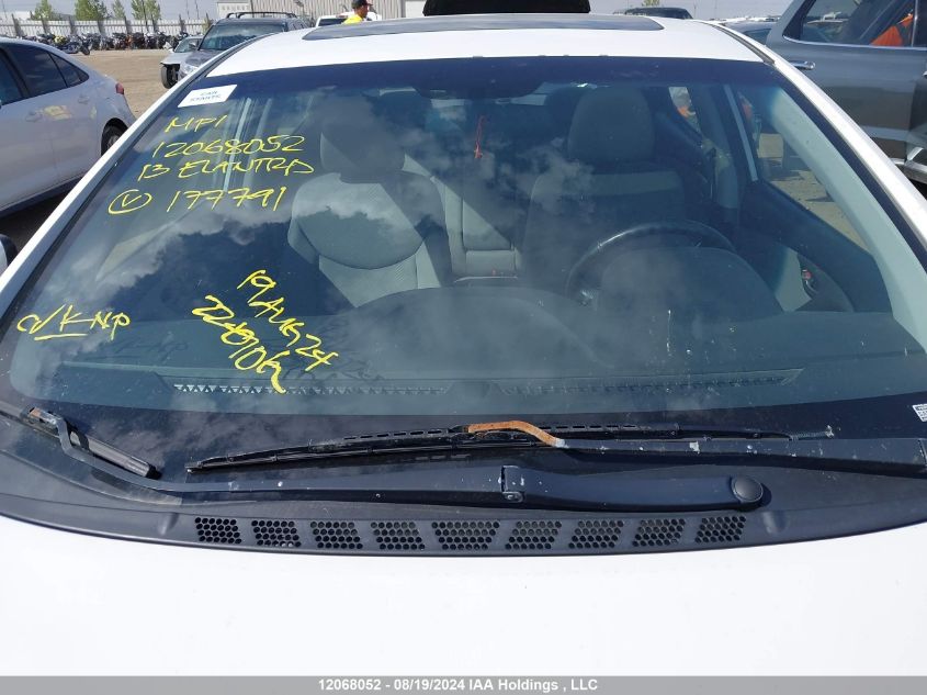 2013 Hyundai Elantra Gls/Limited VIN: 5NPDH4AE1DH177791 Lot: 12068052