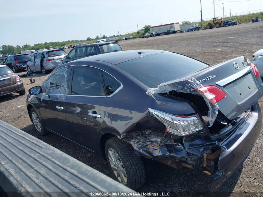 2015 Nissan Sentra VIN: 3N1AB7AP5FL644806 Lot: 12068062