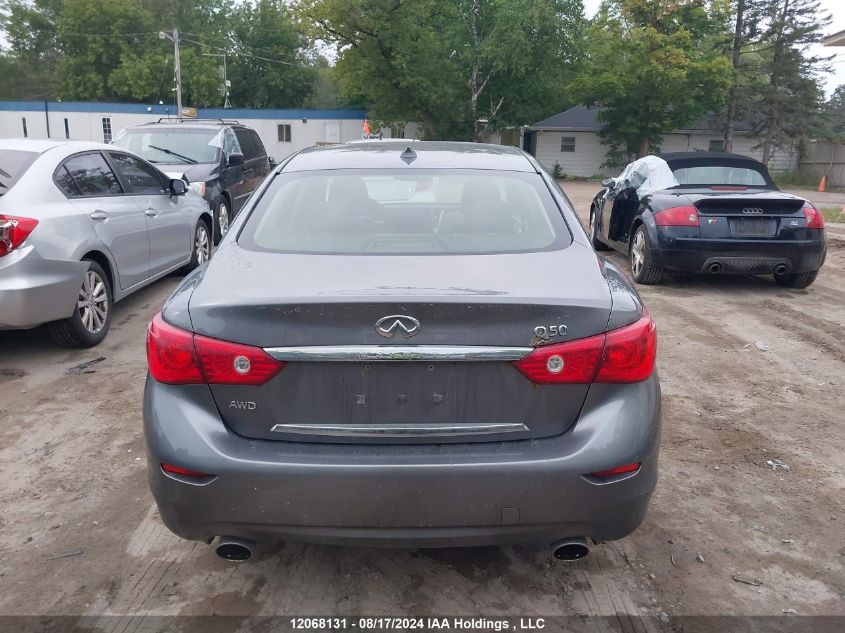 2015 Infiniti Q50 VIN: JN1BV7AR0FM390084 Lot: 12068131