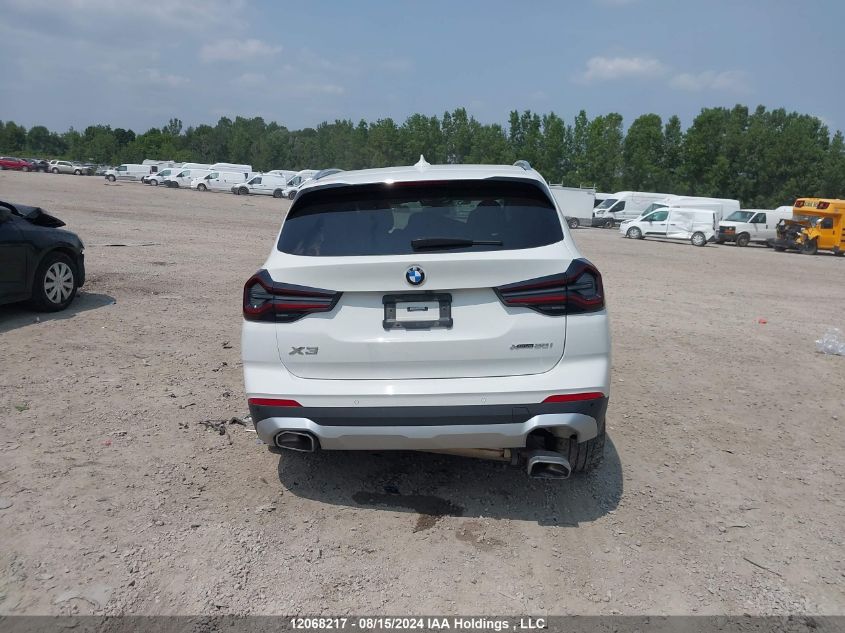 2023 BMW X3 VIN: 5UX53DP02P9R92608 Lot: 12068217