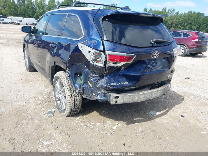 2014 Toyota Highlander VIN: 5TDJKRFH4ES041252 Lot: 12068237