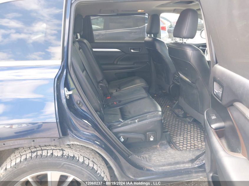 2014 Toyota Highlander VIN: 5TDJKRFH4ES041252 Lot: 12068237