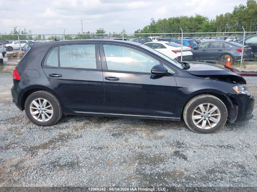 2015 Volkswagen Golf VIN: 3VW217AU4FM062245 Lot: 12068242