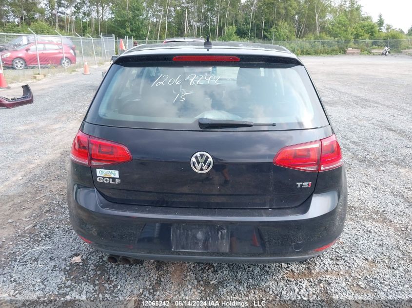 2015 Volkswagen Golf VIN: 3VW217AU4FM062245 Lot: 12068242