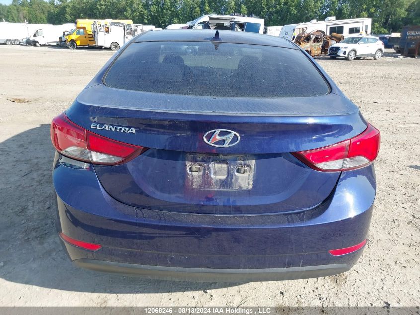 2014 Hyundai Elantra Gl VIN: 5NPDH4AEXEH507963 Lot: 12068246