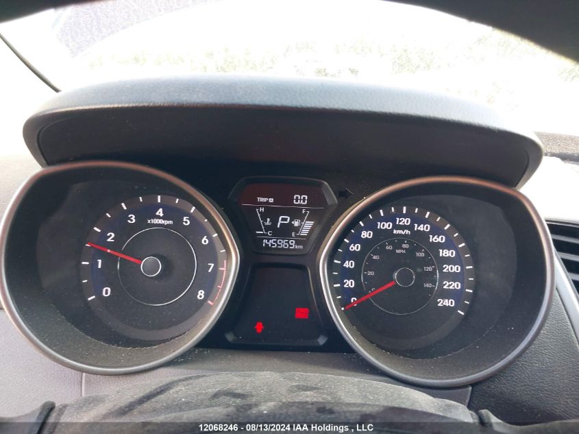 2014 Hyundai Elantra Gl VIN: 5NPDH4AEXEH507963 Lot: 12068246