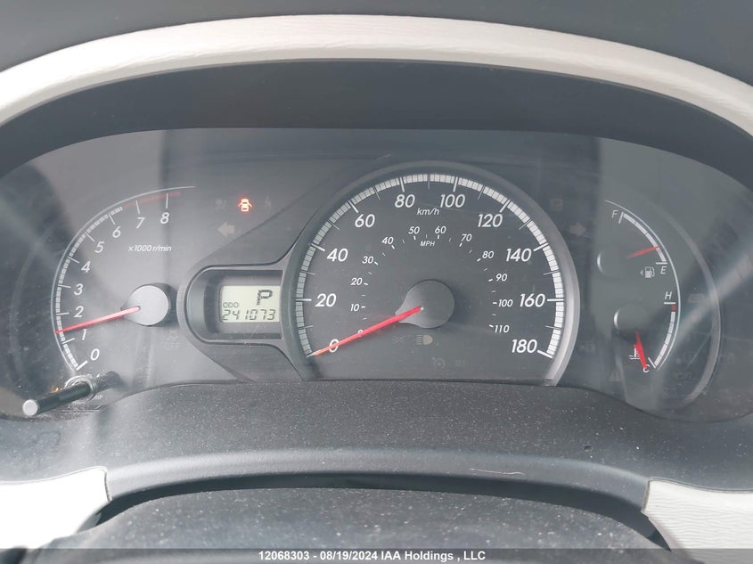 2012 Toyota Sienna VIN: 5TDZK3DC3CS242810 Lot: 12068303