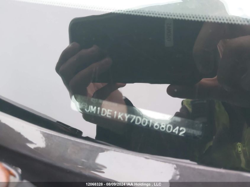 2013 Mazda Mazda2 VIN: JM1DE1KY7D0168042 Lot: 12068328