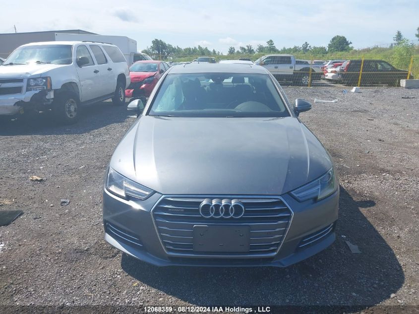 2017 Audi A4 2.0T Premium VIN: WAUANAF40HN017625 Lot: 12068359
