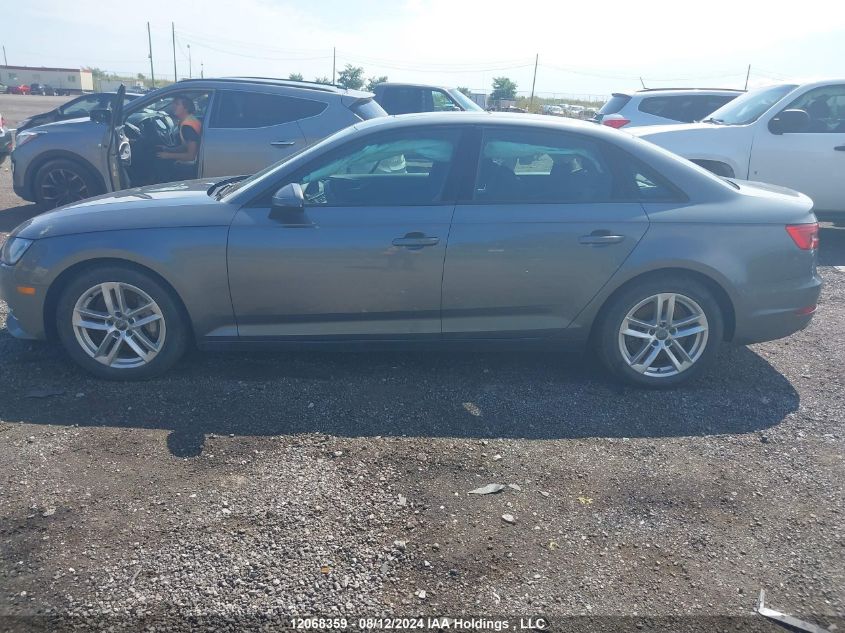 2017 Audi A4 2.0T Premium VIN: WAUANAF40HN017625 Lot: 12068359