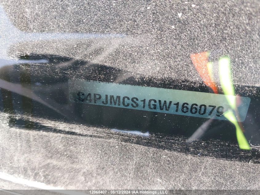 2016 Jeep Cherokee North VIN: 1C4PJMCS1GW166079 Lot: 12068407