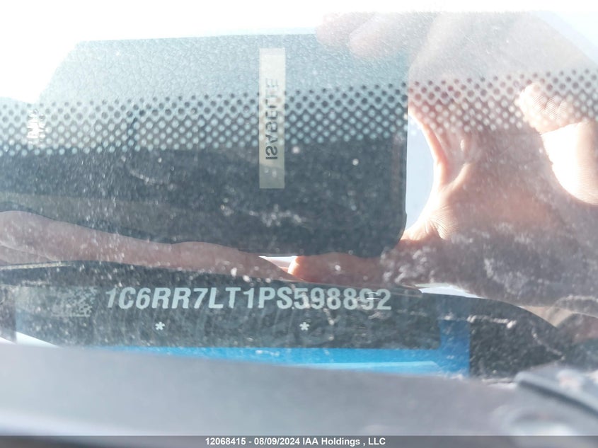 2023 Ram 1500 Classic Slt VIN: 1C6RR7LT1PS598892 Lot: 12068415