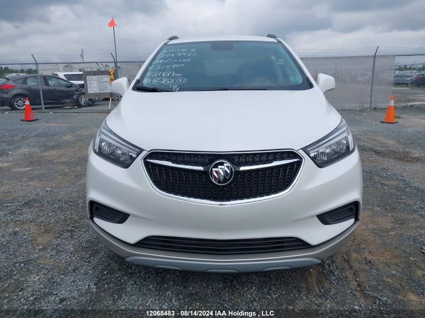 2020 Buick Encore VIN: KL4CJESB0LB326809 Lot: 12068483