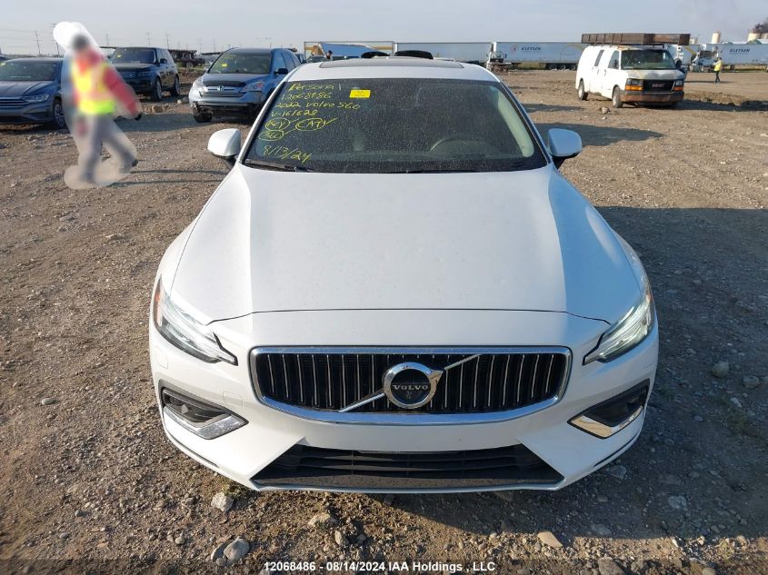 2022 Volvo S60 VIN: 7JRL12TLXNG161628 Lot: 12068486