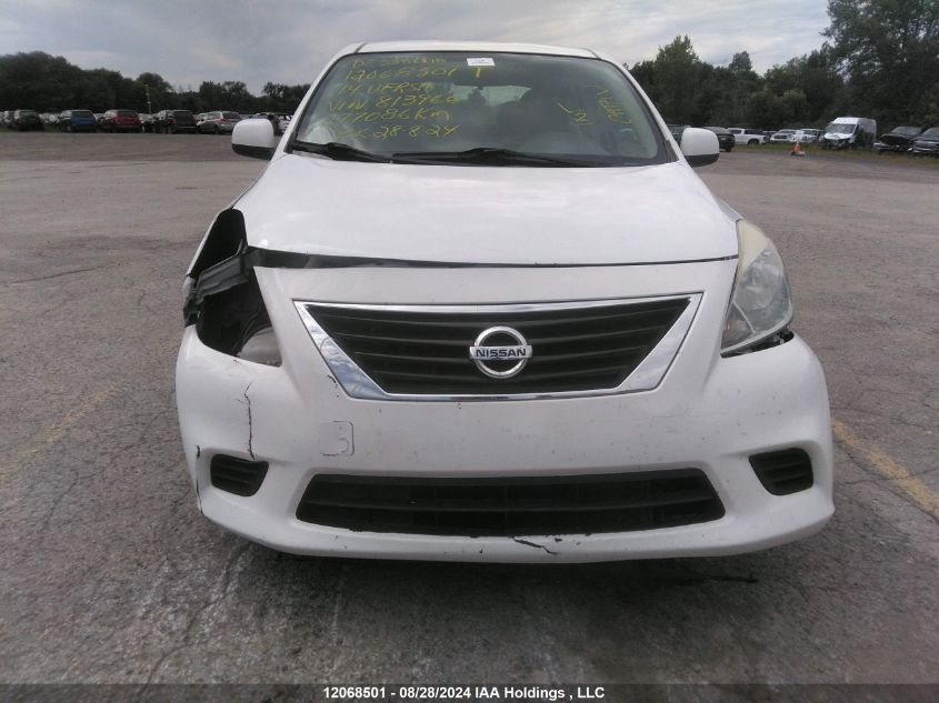 2014 Nissan Versa VIN: 3N1CN7AP9EL813966 Lot: 12068501