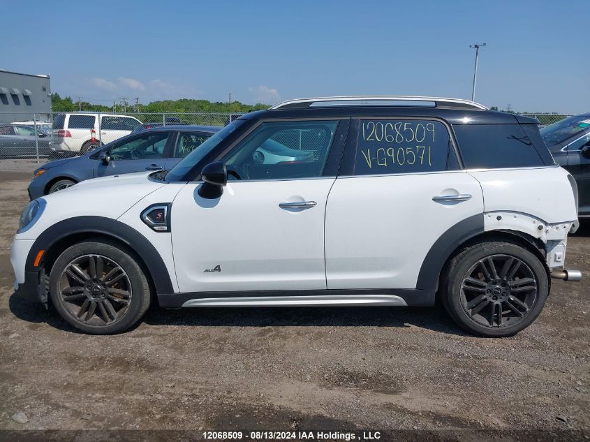 2019 Mini Country Man VIN: WMZYT5C51K3G90571 Lot: 12068509