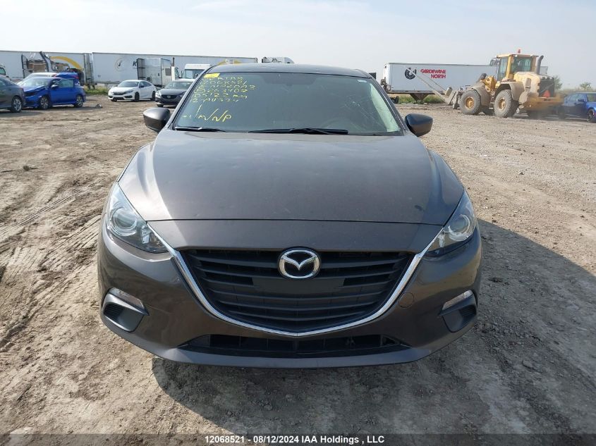 2016 Mazda Mazda3 VIN: 3MZBM1U77GM263407 Lot: 12068521