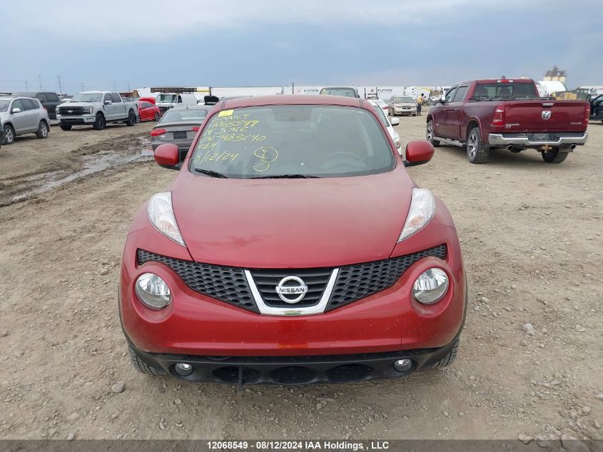 2014 Nissan Juke VIN: JN8AF5MVXET483240 Lot: 12068549