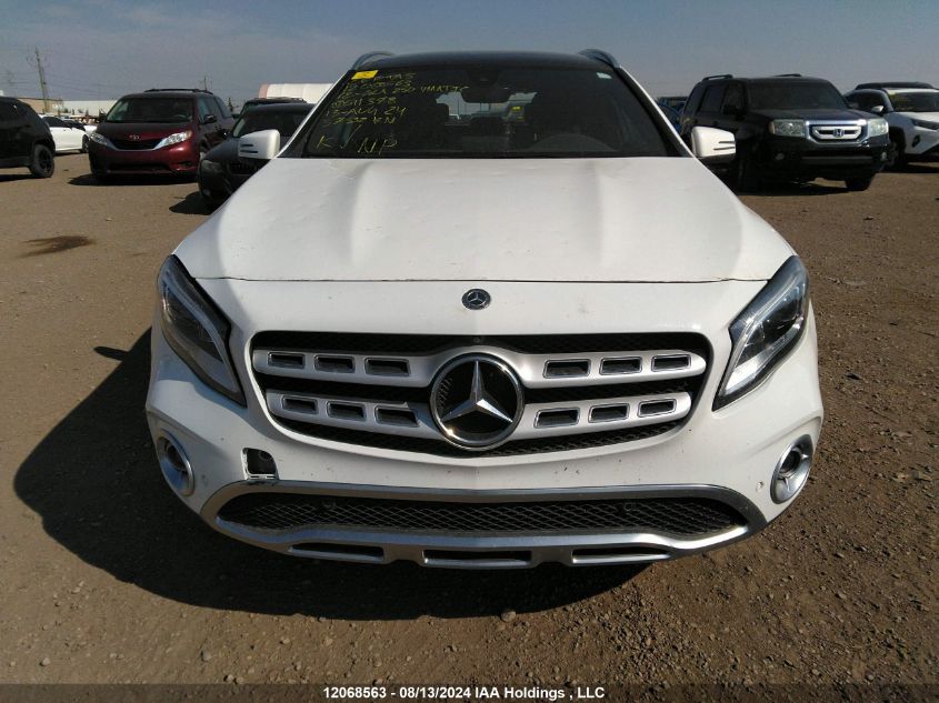 2018 Mercedes-Benz Gla 250 4Matic VIN: WDCTG4GB9JJ511378 Lot: 12068563